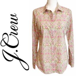 J. Crew Liberty Art Fabrics Button Shirt